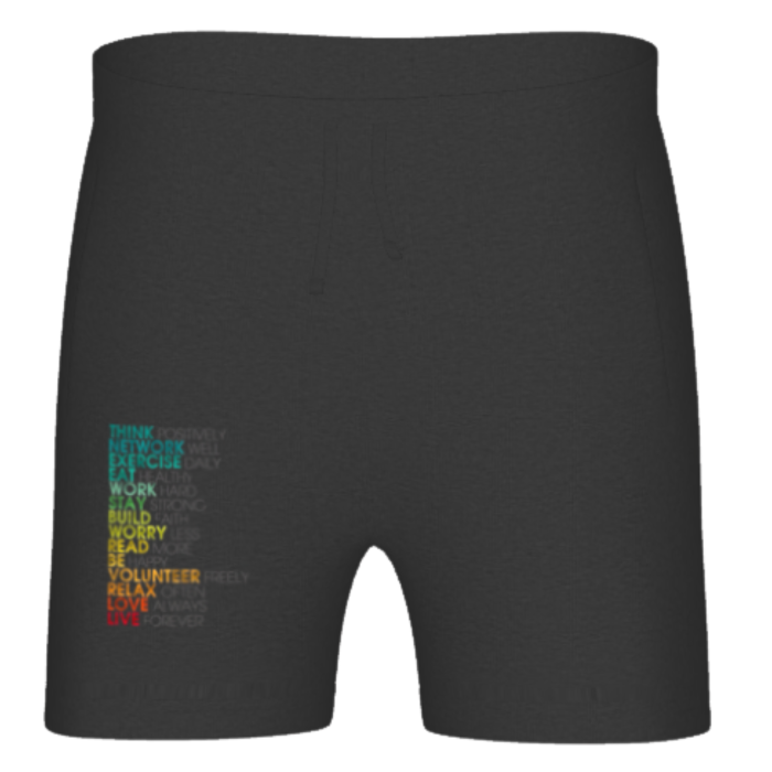 Stay motivated and inspired with our stylish 'Think Positive' shorts, designed for comfort and positivity. Perfect for daily wear, these shorts remind you to embrace optimism and good vibes wherever you go.